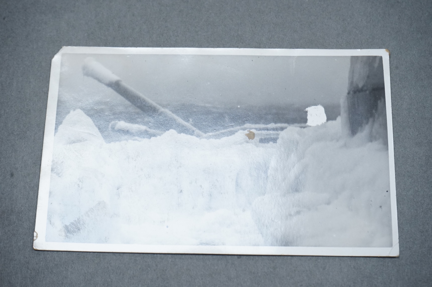 Two WWII naval photo albums, containing an archive of 1940s photographs of the Russian convoy in the Barents Sea, a ship’s concert at Scarpa Flow, a variety of Royal Naval vessels and some aircraft, images aboard HMS Peg